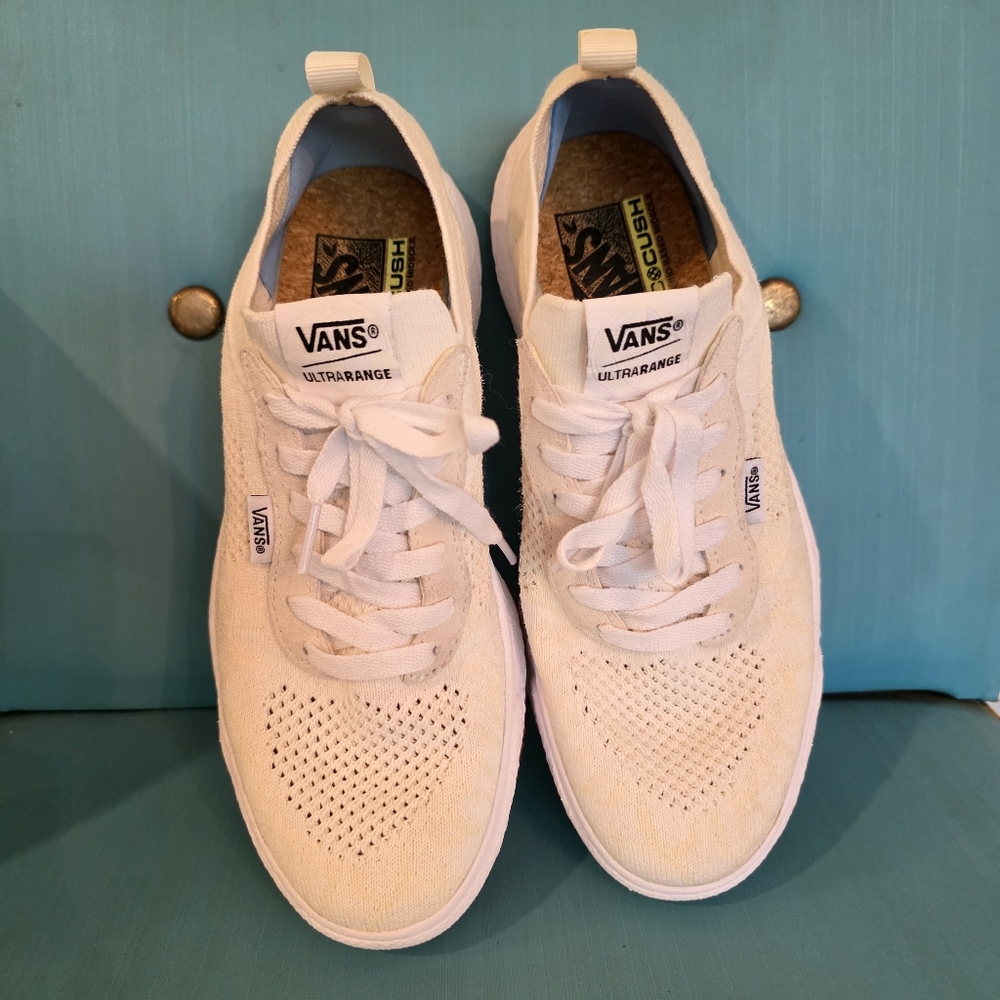 Vans Ultrarange VR3 White Tennis Shoe Womens 9.5 - Picture 2 of 15